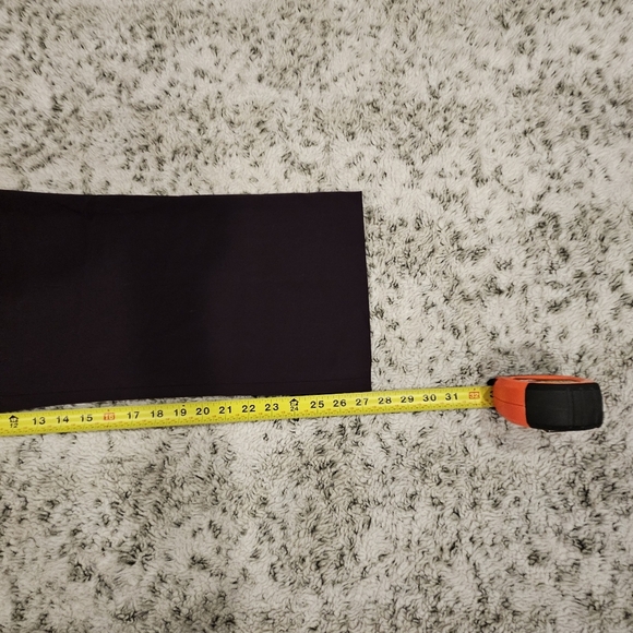 Peace Of Cloth SZ 8 Eggplant Flat Front Wide Leg Side Zip Cropped Urban Pants - Picture 12 of 13